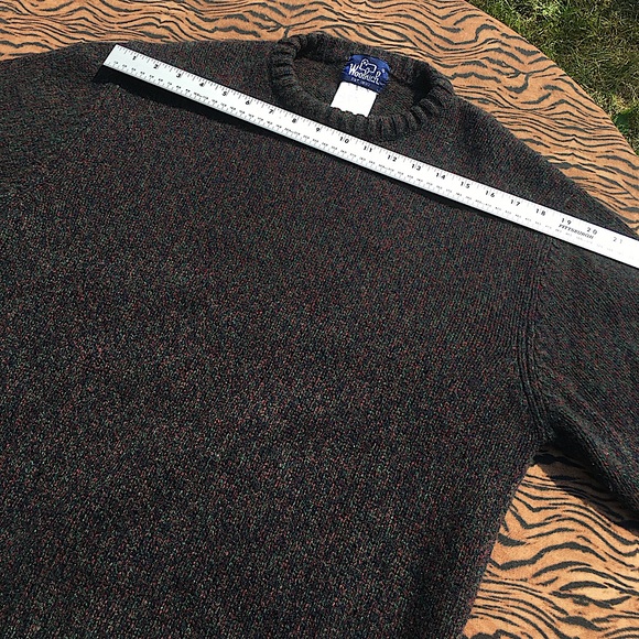 Vintage Woolrich Sweater Crewneck Wool Made in Hong Kong EUC sz XL - Picture 4 of 9